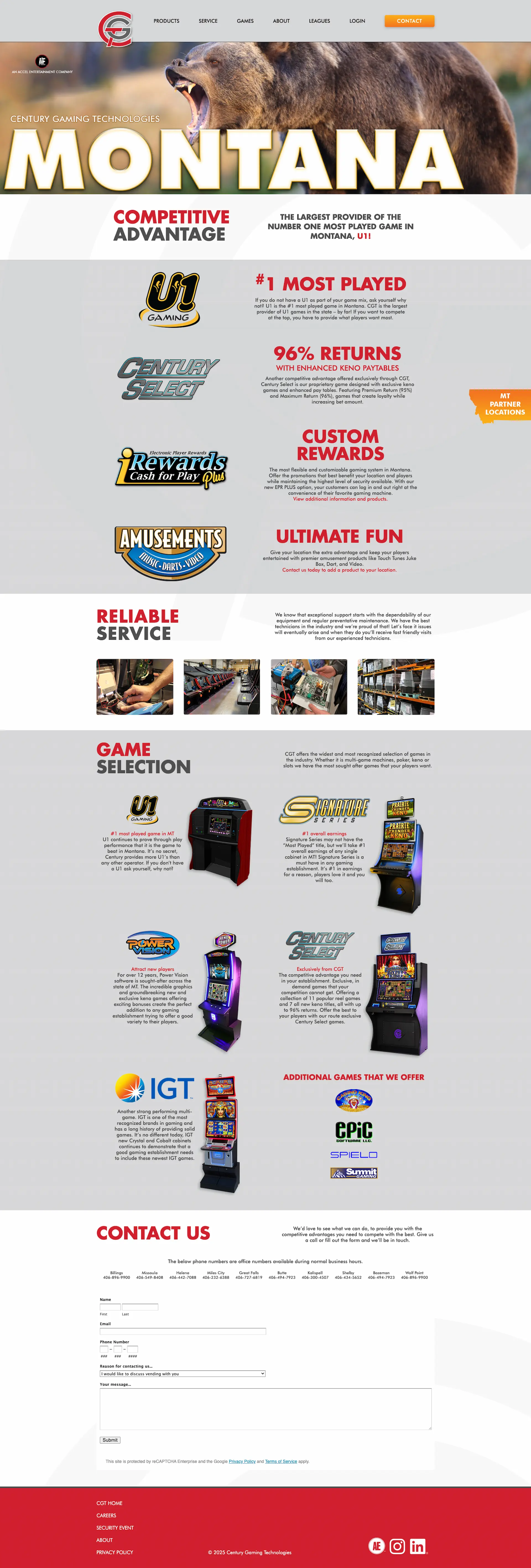 Century Gaming Technologies MT