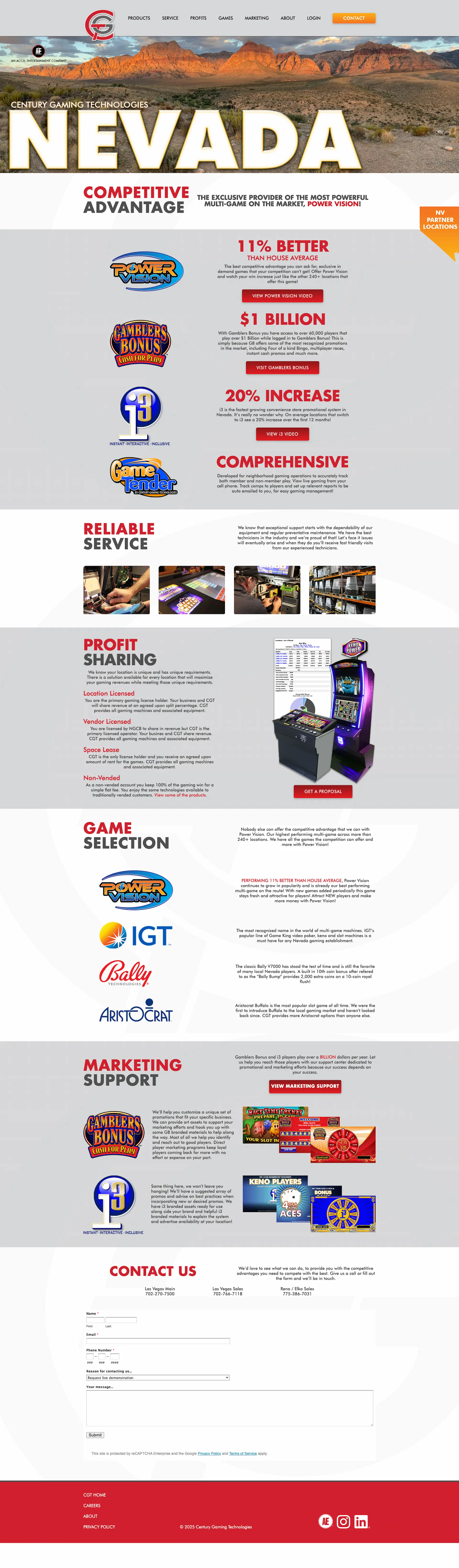 Century Gaming Technologies NV