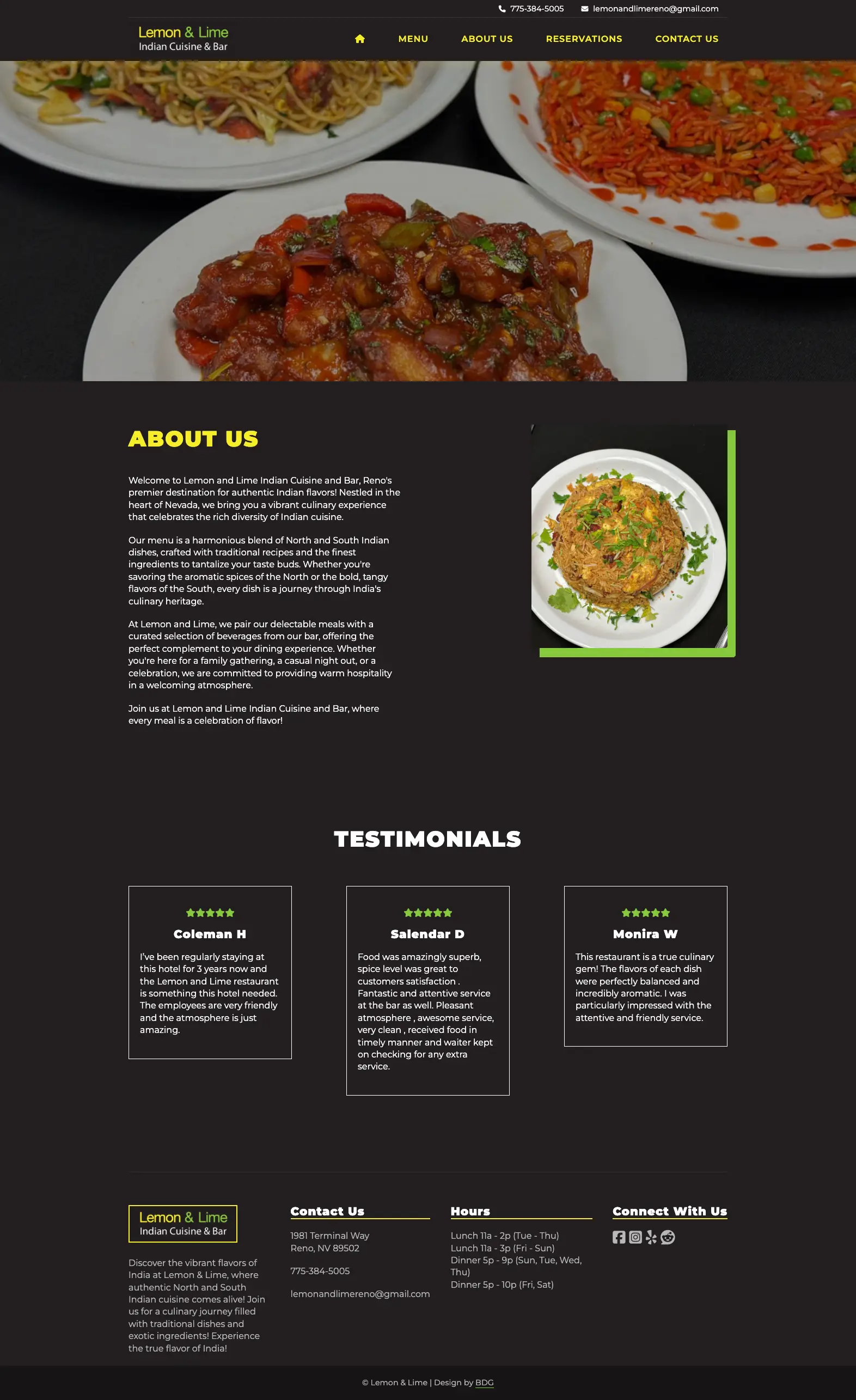 Lemon and Lime Cuisine