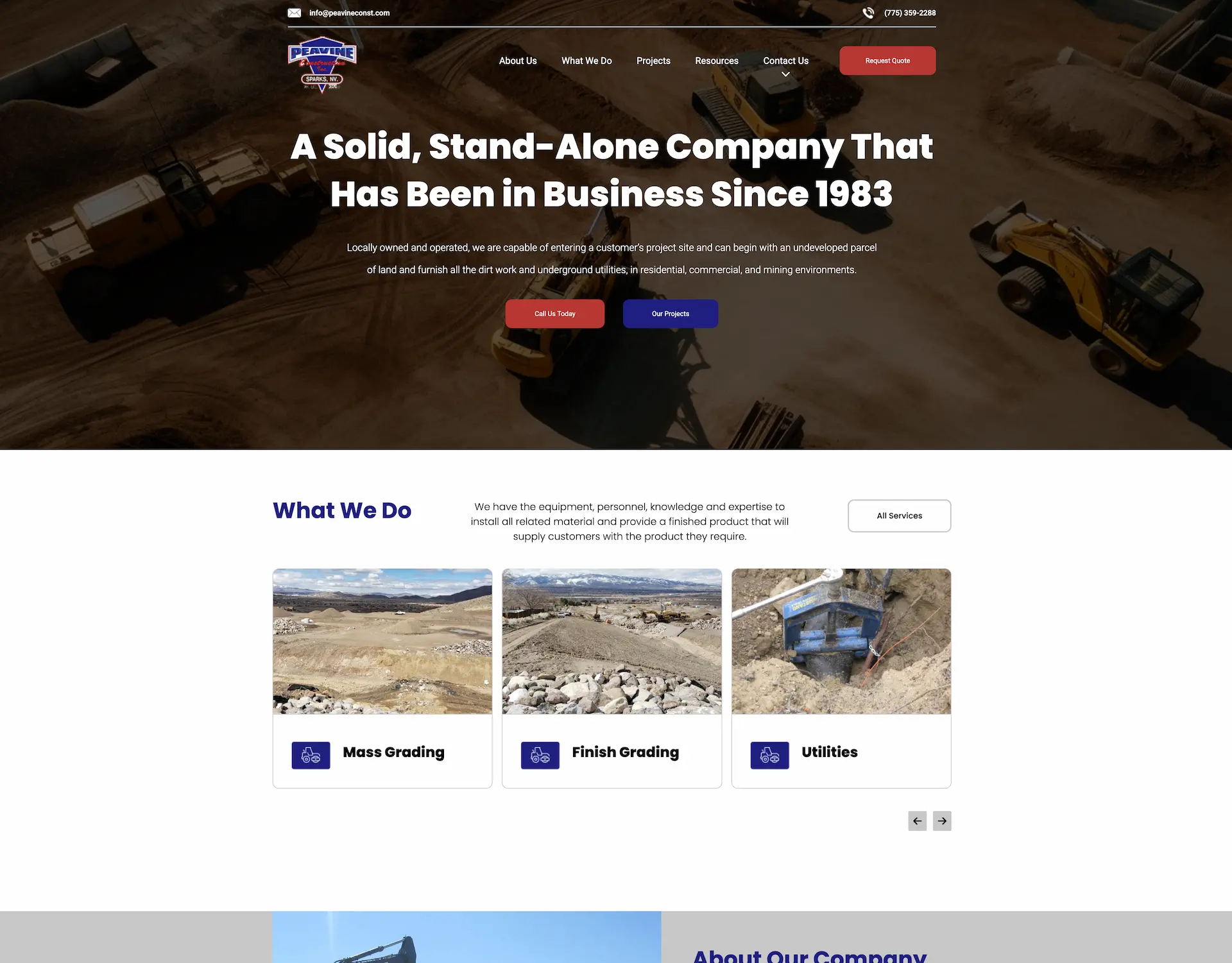 Peavine Construction