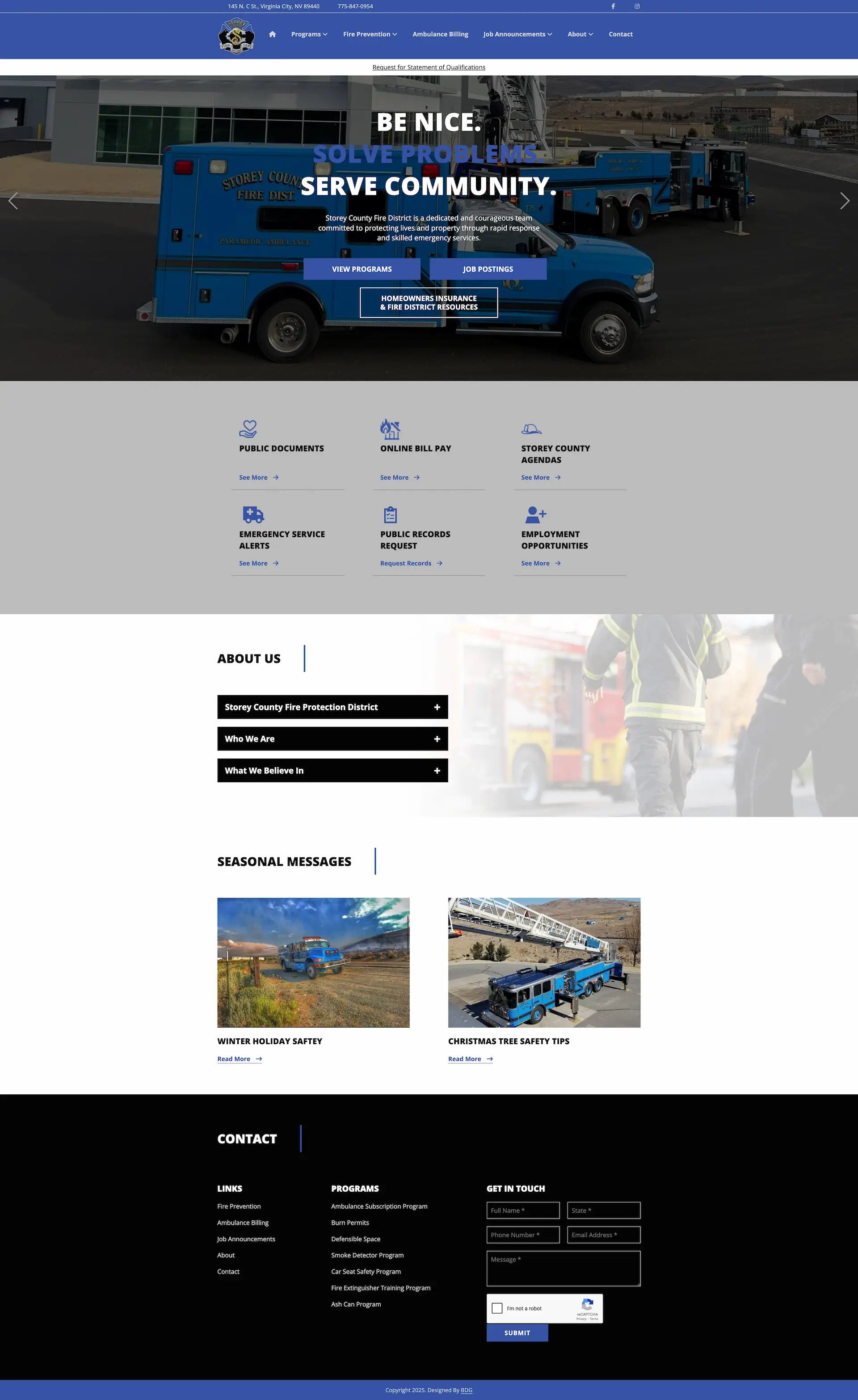 Storey County Fire